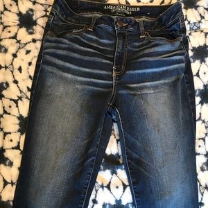 American Eagle High Rise Skinny Jeans